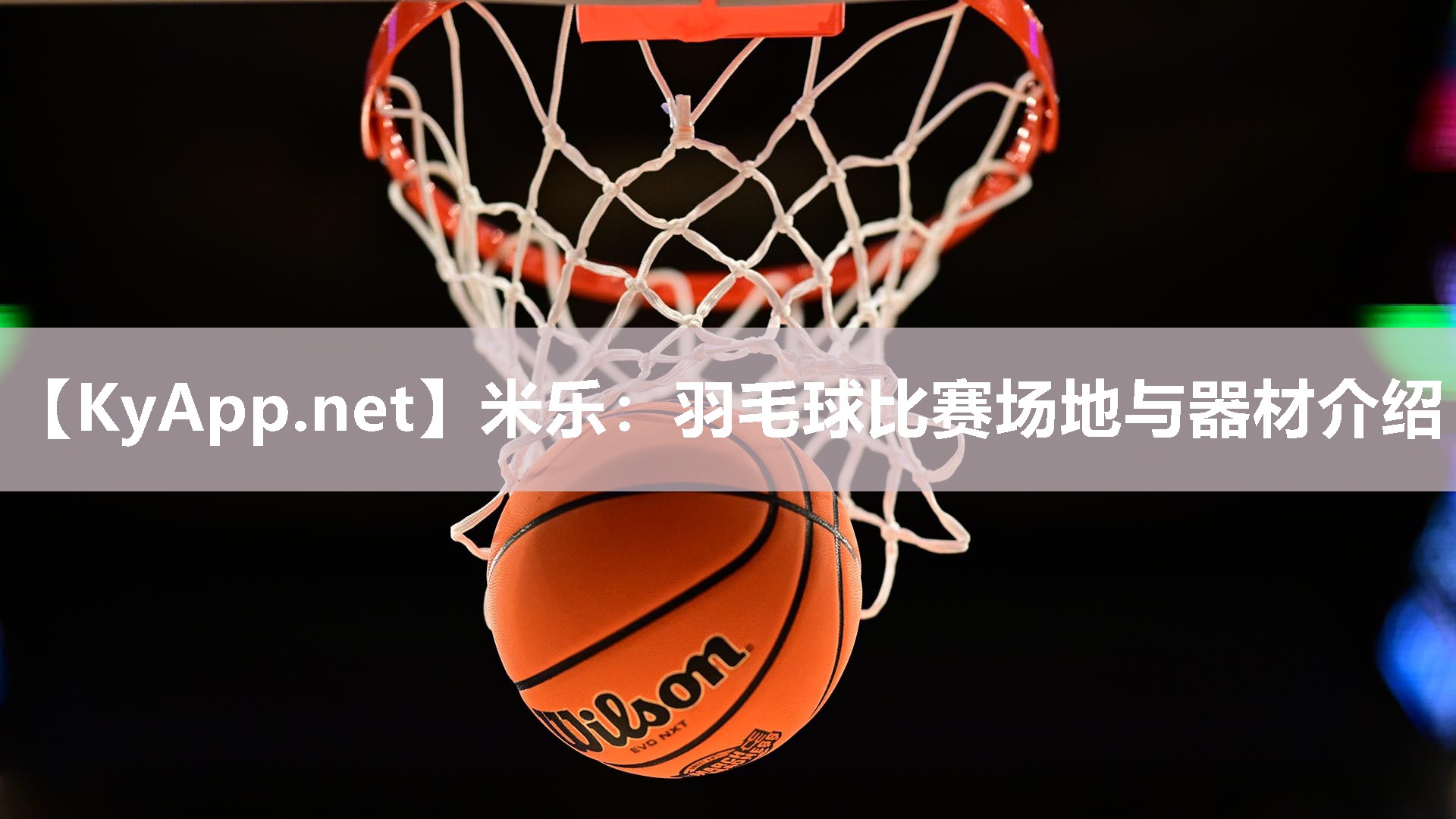 米乐：羽毛球比赛场地与器材介绍